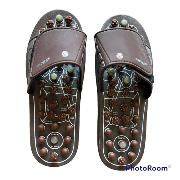 💥HOST PICK💥BYRIVER Acupressure Massager Jade Stone Acupoint Reflexology Sandal - Picture 8 of 8